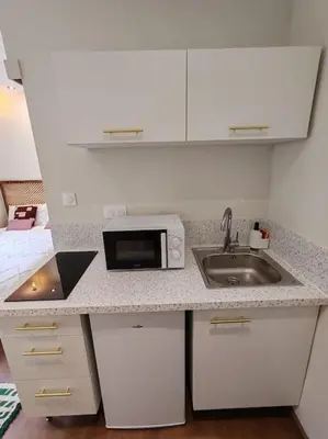 Cuisine ou kitchenette dans l'établissement Le petit écureuil studio Hypercentre