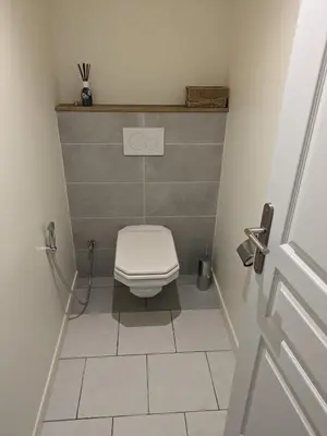 Salle de bains dans l'établissement l'escale familiale