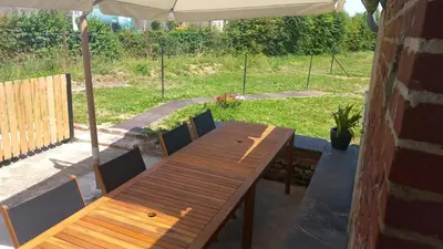 Jardin de l'établissement l'escale familiale