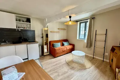 Cuisine ou kitchenette dans l'établissement Julia un véritable cocon au coeur de la ville