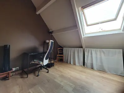 Télévision ou salle de divertissement dans l'établissement Chambre cosy en appartement partagé