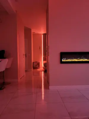 Télévision ou salle de divertissement dans l'établissement Suite Luxury Rouen