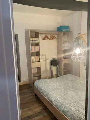 Un ou plusieurs lits dans un hébergement de l'établissement Kamehouse - Centre ville -4 personnes BY HOLIDIEPPE
