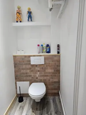 Salle de bains dans l'établissement Kamehouse - Centre ville -4 personnes BY HOLIDIEPPE