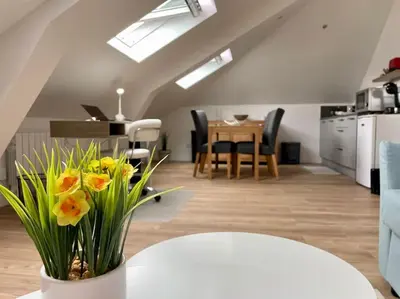 Cuisine ou kitchenette dans l'établissement Rouen Préfecture - L'arrière Seine