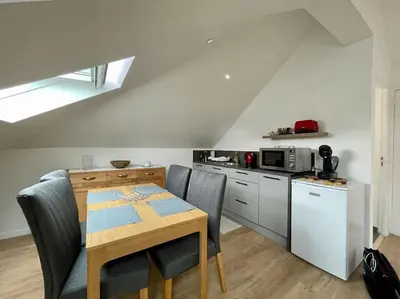 Cuisine ou kitchenette dans l'établissement Rouen Préfecture - L'arrière Seine