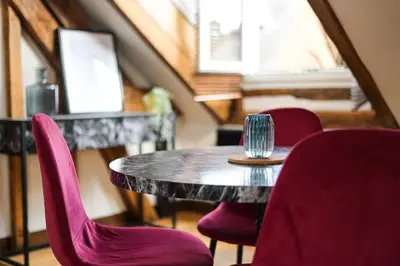 Coin salon dans l'établissement Gare - Le grenier de Beauvoisine