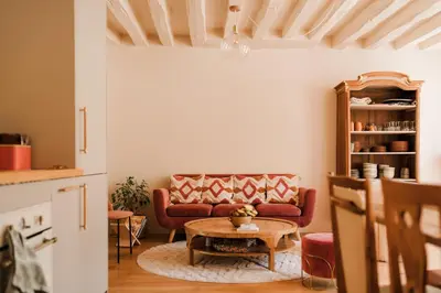 Coin salon dans l'établissement La Maison Gioia