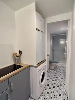Cuisine ou kitchenette dans l'établissement Rouen Hyper centre - Chez Arnaud