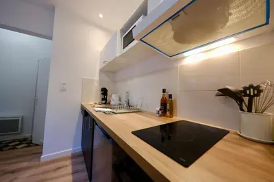 Cuisine ou kitchenette dans l'établissement Rouen centre - chez Cédric