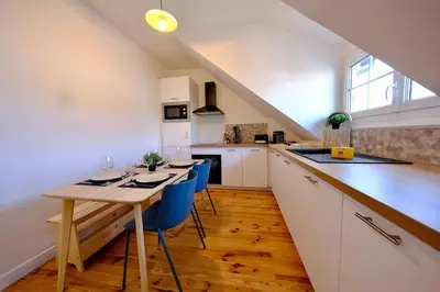 Cuisine ou kitchenette dans l'établissement Rouen - Bienvenue chez Ninon