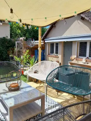 Terrasse ou espace extérieur de l'établissement Maison champêtre