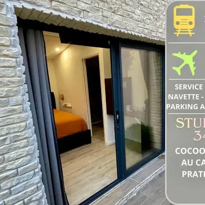 Chambre 34 indépendante et privée avec service de navette