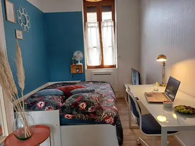 Un ou plusieurs lits dans un hébergement de l'établissement Archer 1er, Plein centre, quartier historique