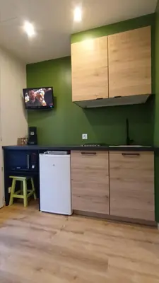 Cuisine ou kitchenette dans l'établissement Cosy cottage