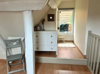 Cuisine ou kitchenette dans l'établissement L'effet mer by HoliDieppe