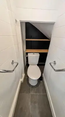 Salle de bains dans l'établissement Le CinéChic RDC