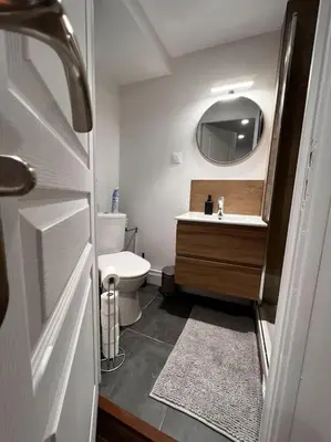 Salle de bains dans l'établissement Le Bohème 1er Étage