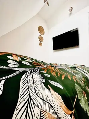 Télévision ou salle de divertissement dans l'établissement L'Akolito 3ème étage