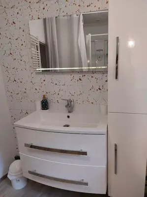 Salle de bains dans l'établissement Studio duplex