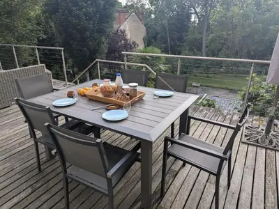 Balcon ou terrasse dans l'établissement Au Bonheur des Voyageurs, 30' de Paris