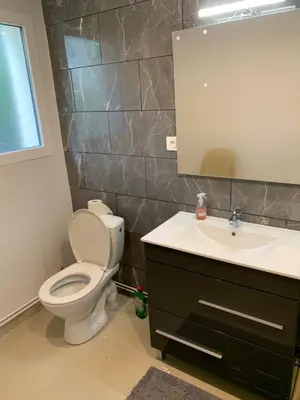 Salle de bains dans l'établissement Agréable appartement 2 pièces