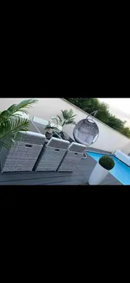 Piscine de l'établissement Maison calme avec piscine privée ou située à proximité