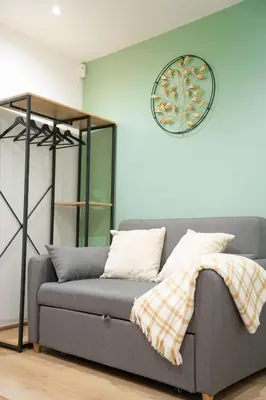 Coin salon dans l'établissement Maison Cosy Centre Gare Amiens