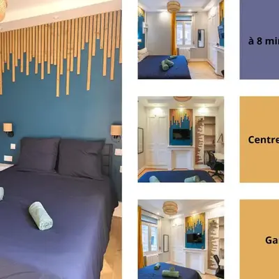 Le Jardin d'Amiens 2 pers 8 min Centre ville & Gare