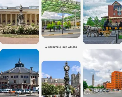 Plan de l'établissement Le Nid d Amiens 2 pers 8 min Centre ville & gare