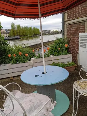 Balcon ou terrasse dans l'établissement Spring room