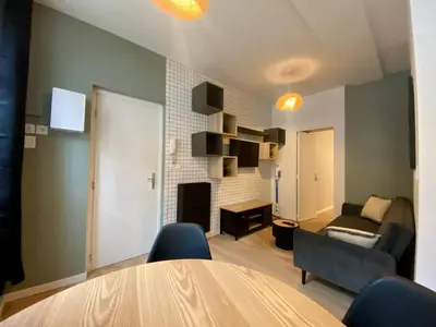 Un ou plusieurs lits dans un hébergement de l'établissement Appartement rempli de douceur - 350