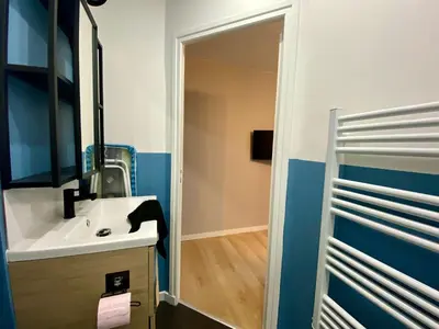 Salle de bains dans l'établissement Appartement rempli de douceur - 350