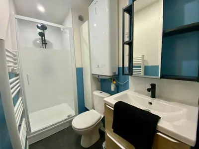Salle de bains dans l'établissement Appartement rempli de douceur - 350