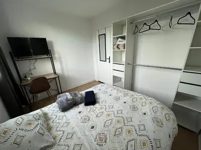 Un ou plusieurs lits dans un hébergement de l'établissement chambre privée tout confort