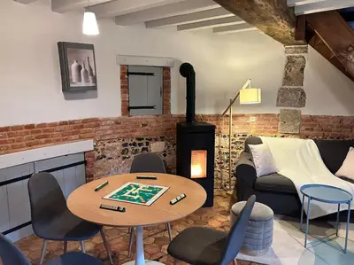 Coin salon dans l'établissement Le Colombier d Yville
