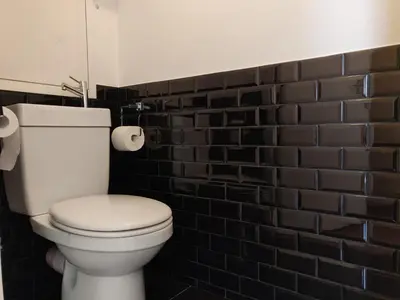 Salle de bains dans l'établissement Appart'HomeCity - Rouen Lessard