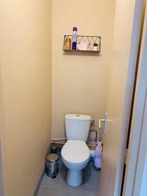 Salle de bains dans l'établissement Charmante appartement de 2 chambres à Saint-Étienne-du-Rouvray