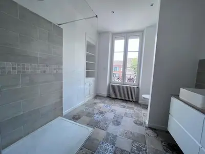 Salle de bains dans l'établissement La Maison de Colette