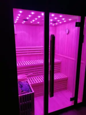 Salle de bains dans l'établissement Le Petit Paradis