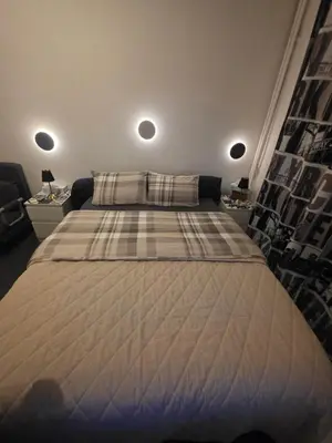 Un ou plusieurs lits dans un hébergement de l'établissement Chambre privée avec Clé