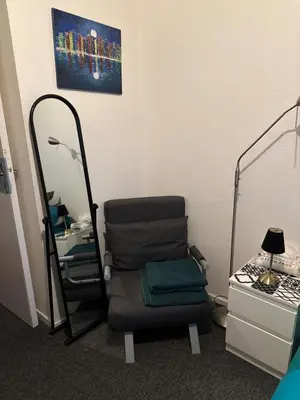 Coin salon dans l'établissement Chambre privée avec Clé