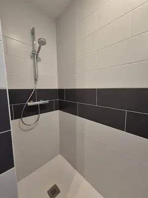 Salle de bains dans l'établissement Appartement centre-ville 1