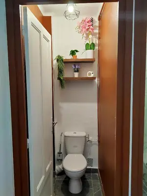 Salle de bains dans l'établissement Appartement en centre ville - 5 min de la Gare - 62 m2 - 1 à 6 pers