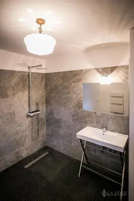 Salle de bains dans l'établissement La Dime de Giverny - Cottages-Spa-restaurant