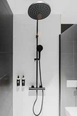 Salle de bains dans l'établissement Les Lodges de Socrate