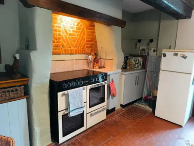 Cuisine ou kitchenette dans l'établissement Chez Johns