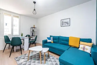 Coin salon dans l'établissement Le Garden C