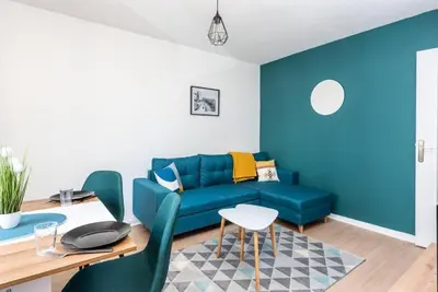 Coin salon dans l'établissement Le Garden C