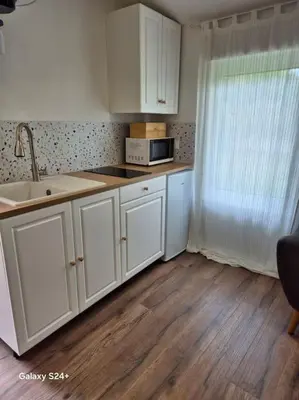 Cuisine ou kitchenette dans l'établissement Studio de plain-pied